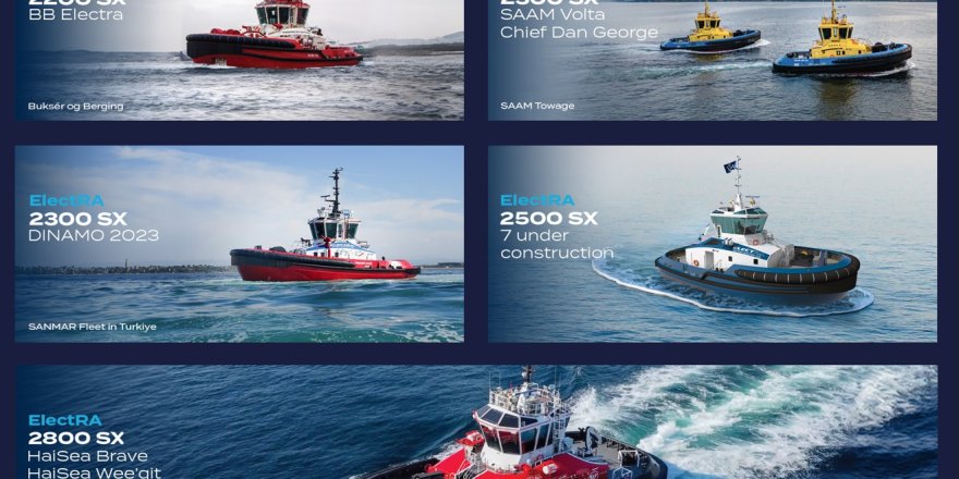 Sanmar building seven more Battery Electric powered Tugs of the Future