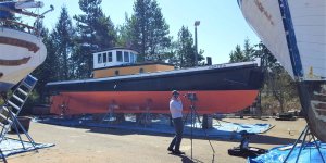 114-year-old surviving wooden tug being restored