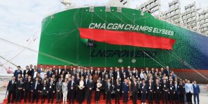 CMA CGM names its fourth LNG-powered ultra large containership