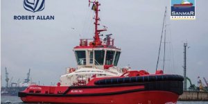 SANMAR delivers its 300th tugboat built to Robert Allan Ltd design