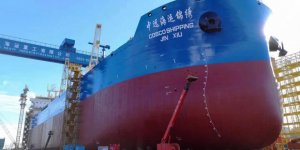 COSCO specified a water lubricated propeller shaft arrangement